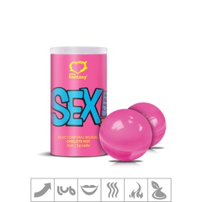 Bolinha Funcional Beijável Hot Sex! Caps 2un (ST670) - Chicl... - revendersexshop.com.br