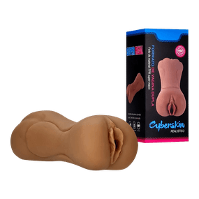 Masturbador Vagina em Cyberskin Super Real SI (6771) - Marr... - Sex Shop Atacado Star: Produtos Eróticos e lingerie