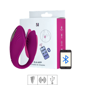 *Vibrador Para Casal Ela App SI (7388) - Magenta - Sex Shop Atacado Star: Produtos Eróticos e lingerie