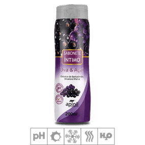 Sabonete Feminino Íntimo Apinil 200ml (ST183) - Uva e Açaí... - Sex Shop Atacado Star: Produtos Eróticos e lingerie