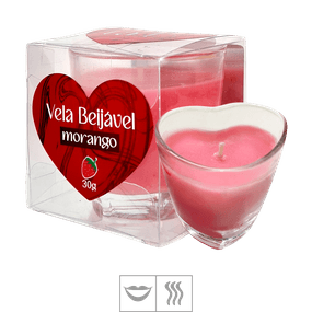 Vela Beijável Tadô 30g (ST853) - Morango - Sex Shop Atacado Star: Produtos Eróticos e lingerie