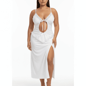 *Camisola Allana (DM029). - Branco - Linda Sex Produtos Eróticos BH, Lingerie sensuais, sex shop.