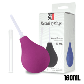 Ducha Higiênica Rectal Syringe 160ml SI (5605) - Roxo - Pura audácia - Sex Shop online discreta em BH