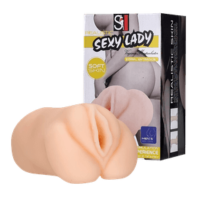 Masturbador Vagina Sexy Lady SI (6522) - Bege - Revender Sex Shop com menor preço de BH