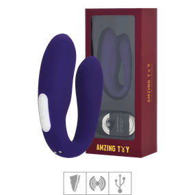 Vibrador Para Casal Recarregável Viviana SI (6921) - Roxo - Revender Sex Shop- Sex Shop discreta em BH