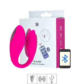 *Vibrador Para Casal Ela App SI (7388) - Rosa - Revender Sex Shop- Sex Shop discreta em BH