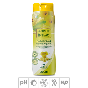 Sabonete Feminino Íntimo Apinil 200ml (ST183) - Barbat Flor... - Tabuê Sex shop atacado - Produtos eróticos com preços de fábrica.