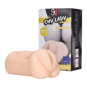 Masturbador Vagina Shy Lady SI (6521) - Bege - Use Hard - Fabricante e Sex Shop especializada em prazer anal 