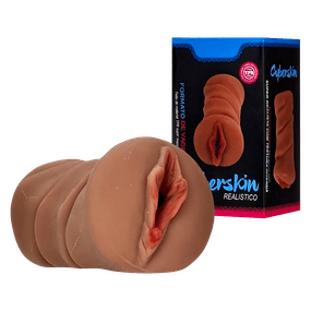 Masturbador Vagina em Cyberskin SI (6761) - Marro - Use Hard - Fabricante e Sex Shop especializada em prazer anal 