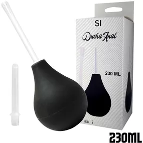 Ducha Higiênica Rectal Syringe 230ml SI (5478) - Preto - Atacado Star Sex Shop, Lingerie e Produtos Eróticos