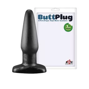 Plug Básico 11cm (PLUG09-10513-ST287) - Preto - Atacado Star Sex Shop, Lingerie e Produtos Eróticos