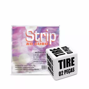 Dado Saquinho Unitário (DC-ST263) - Strip ao cubo - Atacado Star Sex Shop, Lingerie e Produtos Eróticos