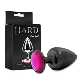 Plug de Metal M Com Pedras Variadas Hard (ST611-HA114) - Oni - Atacado Star Sex Shop, Lingerie e Produtos Eróticos