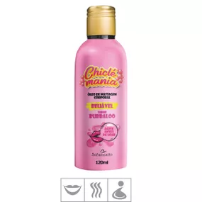 Óleo Para Massagem Beijável Chiclé Mania 120ml (17791) - Bub... - Linda Sex Produtos Eróticos BH, Lingerie sensuais, sex shop.