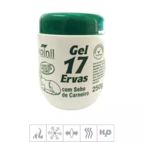 Gel Para Massagem 17 Ervas Com Sebo de Carneiro 250g (17826)... - Linda Sex Produtos Eróticos BH, Lingerie sensuais, sex shop.