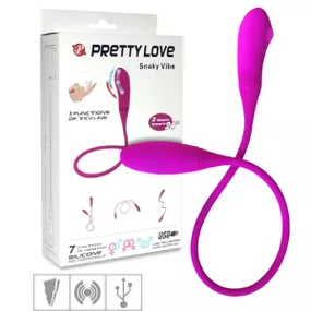 *Massageador Duplo Recarregável Pretty Love Snaky Vibe SI (5... - Linda Sex Produtos Eróticos BH, Lingerie sensuais, sex shop.