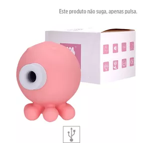 Vibrador Recarregável Octopi SI (5783) - Rosa - Linda Sex Produtos Eróticos BH, Lingerie sensuais, sex shop.