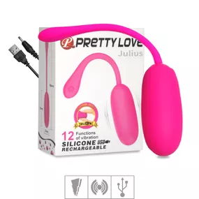 Cápsula Vibratória Recarregável Julius SI (5954) - Rosa - Linda Sex Produtos Eróticos BH, Lingerie sensuais, sex shop.