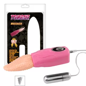 Massageador Formato de Língua Com Cápsula Tongue SI (6072) -... - Linda Sex Produtos Eróticos BH, Lingerie sensuais, sex shop.