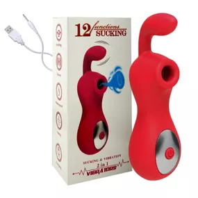 Vibrador Com Pulsação Sucking SI (8197) - Vermelho - Linda Sex Produtos Eróticos BH, Lingerie sensuais, sex shop.