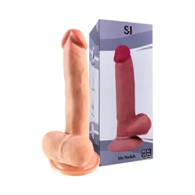 Prótese 14x11cm Com Ventosa Articulada Mr.Switch SI (8329) ... - Linda Sex Produtos Eróticos BH, Lingerie sensuais, sex shop.