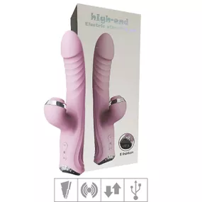 Vibrador Vai e Vem Com Pulsação High-End SI -(8735) - Rosa - Linda Sex Produtos Eróticos BH, Lingerie sensuais, sex shop.