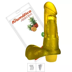 *Prótese 14x14cm Aromática Com Escroto e Vibro (ABA05A-02578... - Linda Sex Produtos Eróticos BH, Lingerie sensuais, sex shop.
