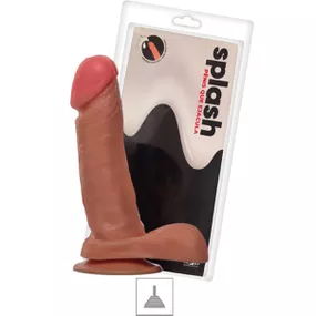 Prótese 14x12cm Com Ventosa e Escroto Splach Ejacuadora (Ada... - Linda Sex Produtos Eróticos BH, Lingerie sensuais, sex shop.