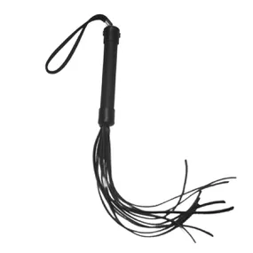Chicote 10 Tiras GS Acessórios (GS1024) - Preto - Linda Sex Produtos Eróticos BH, Lingerie sensuais, sex shop.