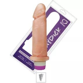 Prótese 14x16cm Com Vibro - (PC010) - Bege - Linda Sex Produtos Eróticos BH, Lingerie sensuais, sex shop.