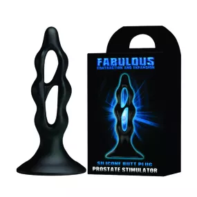 Plug Escalonado Fabulous (PL052) - Preto - Linda Sex Produtos Eróticos BH, Lingerie sensuais, sex shop.