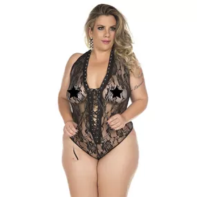 *Body Duquesa Plus Size (PS2051) - Preto - Linda Sex Produtos Eróticos BH, Lingerie sensuais, sex shop.