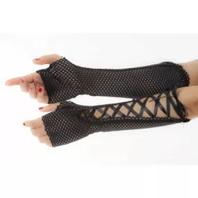 Luva Arrastão (PS8385) - Preto - Linda Sex Produtos Eróticos BH, Lingerie sensuais, sex shop.