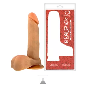 Prótese 14x12cm Com Ventosa e Escroto Realdick (PVUR008) - ... - Linda Sex Produtos Eróticos BH, Lingerie sensuais, sex shop.