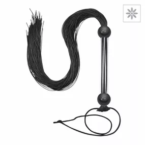 Chicote Fino com Franja em Borracha VP (SA008-16871) - Preto - Linda Sex Produtos Eróticos BH, Lingerie sensuais, sex shop.