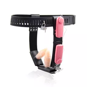 *Cinto de Castidade Feminina Com Vibro 2 Plugs e Cadeado VP ... - Linda Sex Produtos Eróticos BH, Lingerie sensuais, sex shop.