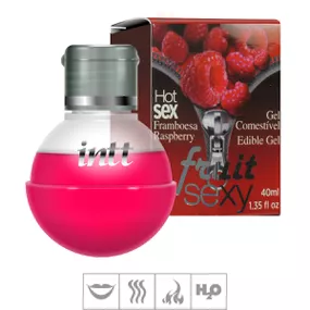 Gel Comestível Hot Fruit Sexy 40ml (ST138) - Framboesa - Linda Sex Produtos Eróticos BH, Lingerie sensuais, sex shop.