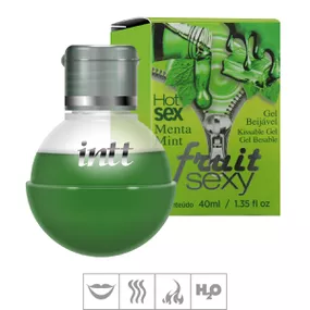 Gel Comestível Hot Fruit Sexy 40ml (ST138) - Menta - Linda Sex Produtos Eróticos BH, Lingerie sensuais, sex shop.