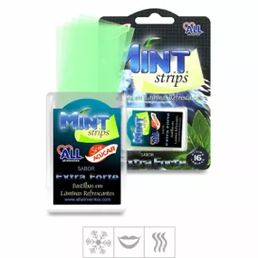 *Lâmina Bucal Mint Strips (ST151) - Extra-Forte - Linda Sex Produtos Eróticos BH, Lingerie sensuais, sex shop.