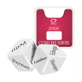 Dado Duplo Sexy Fantasy (ST332) - Cubos do Amor Trad. - Linda Sex Produtos Eróticos BH, Lingerie sensuais, sex shop.