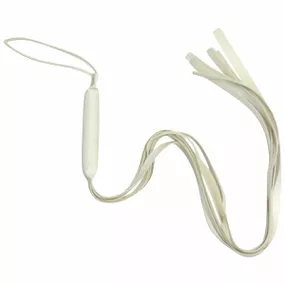 *Chicote 6 Tiras Brasil Fetiche 80cm (CRB8096-ST537) - Branc - Linda Sex Produtos Eróticos BH, Lingerie sensuais, sex shop.