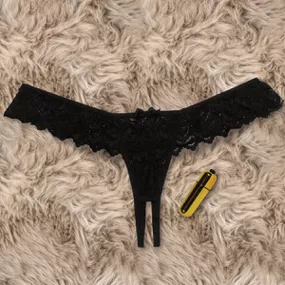 Calcinha Com Vibro Plus Size (TO004VP-ST724) - Preto - Linda Sex Produtos Eróticos BH, Lingerie sensuais, sex shop.