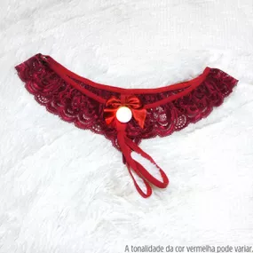 *Calcinha Led 50 Tons (TO010) - Vermelho - Linda Sex Produtos Eróticos BH, Lingerie sensuais, sex shop.