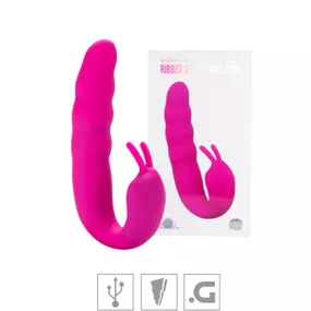 Vibrador Ponto G Com Estimulador - (VB094) - Rosa - Linda Sex Produtos Eróticos BH, Lingerie sensuais, sex shop.