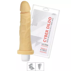 Prótese 17 x14cm Com Vibro Cyber Dildo (CYB037-17019) - Beg... - Linda Sex Produtos Eróticos BH, Lingerie sensuais, sex shop.