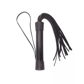 *Chicote Verniz 20cm Dominatrixxx (DX915-ST693) - Preto - Linda Sex Produtos Eróticos BH, Lingerie sensuais, sex shop.