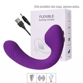 Estimulador Recarregável Myra VP (ES026) - Roxo - Linda Sex Produtos Eróticos BH, Lingerie sensuais, sex shop.