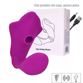 Estimulador Recarregável Maya VP (ES027) - Magenta - Linda Sex Produtos Eróticos BH, Lingerie sensuais, sex shop.