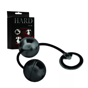 Bolinha Ben-Wa Metal 02un Hard (CSA130-HA130) - Preto - Linda Sex Produtos Eróticos BH, Lingerie sensuais, sex shop.