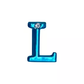 Letras Para Personalização Azul (HA180A) - L - Linda Sex Produtos Eróticos BH, Lingerie sensuais, sex shop.